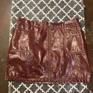 Wild Fable Leather like Skirt